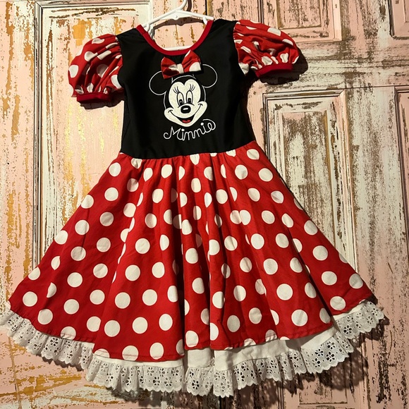 Disney Other - Disney Red and White Minnie Mouse Dress